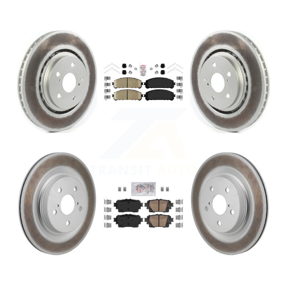 Transit Auto KGA-106201 Disc Brake Kit for 2022-2023 Lexus NX350, Lexus NX350h - Front and Rear