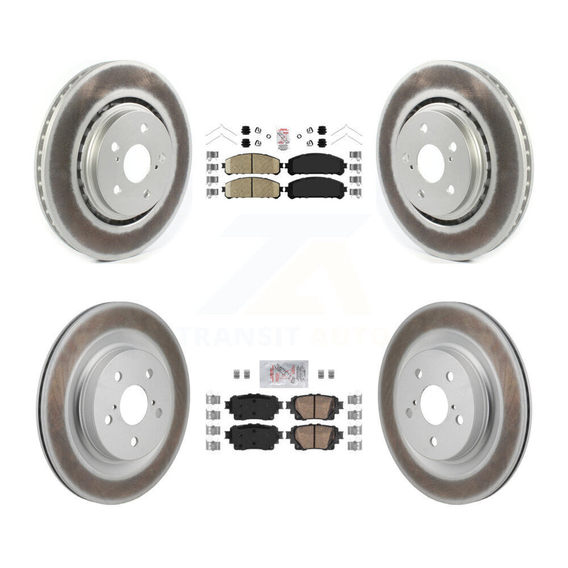 Transit Auto KGA-106201 Disc Brake Kit for 2022-2023 Lexus NX350, Lexus NX350h - Front and Rear