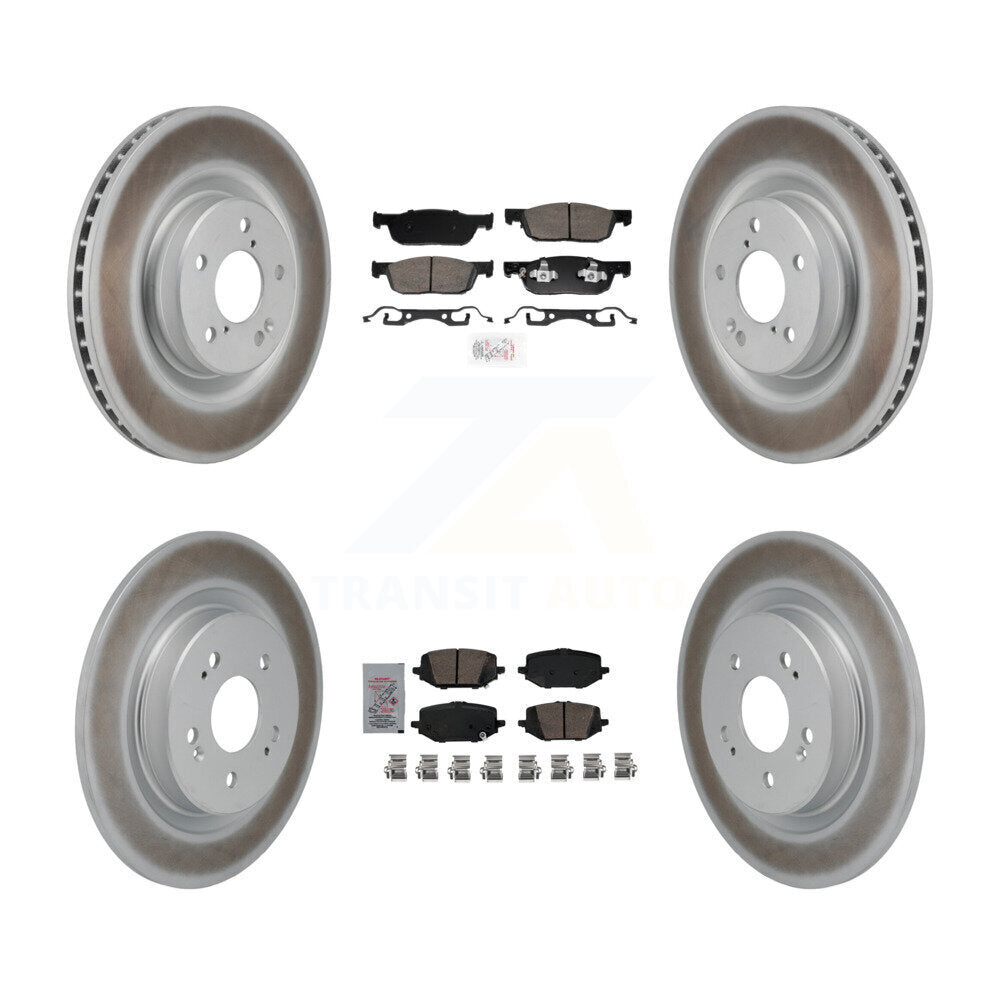 Transit Auto KGA-106202 Disc Brake Kit for 2022-2023 Acura MDX - Front and Rear