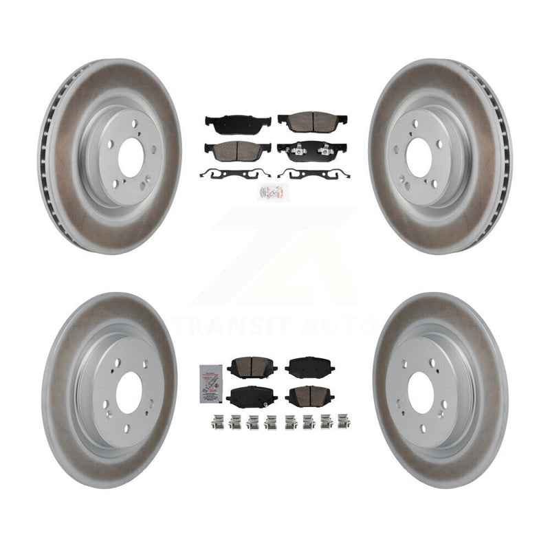 Transit Auto KGA-106202 Disc Brake Kit for 2022-2023 Acura MDX - Front and Rear