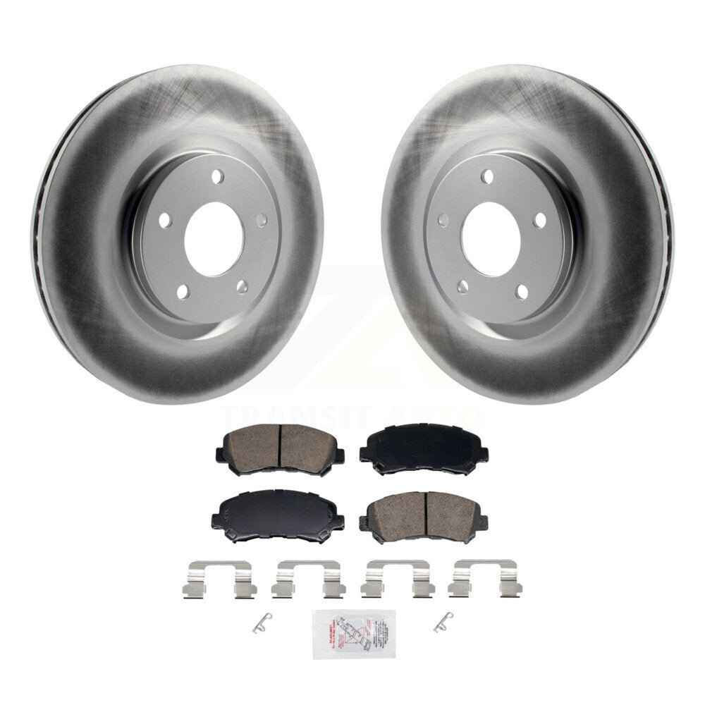 Transit Auto KGA-106203 Disc Brake Kit for 2007-2017 Nissan Juke, Nissan Sentra - Front