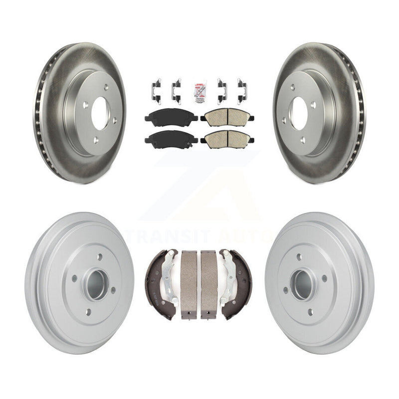 Transit Auto KGA-106304 Disc Brake Kit for 2012-2019 Nissan Micra, Nissan Versa, Nissan Versa Note - Front and Rear