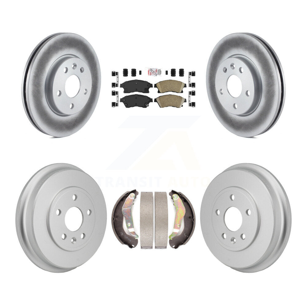 Transit Auto KGA-106310 Disc Brake Kit for 2012-2017 Chevrolet Sonic - Front and Rear