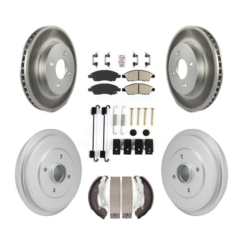 Transit Auto KGA-106329 Disc Brake Kit for 2012-2019 Nissan Micra, Nissan Versa, Nissan Versa Note - Front and Rear