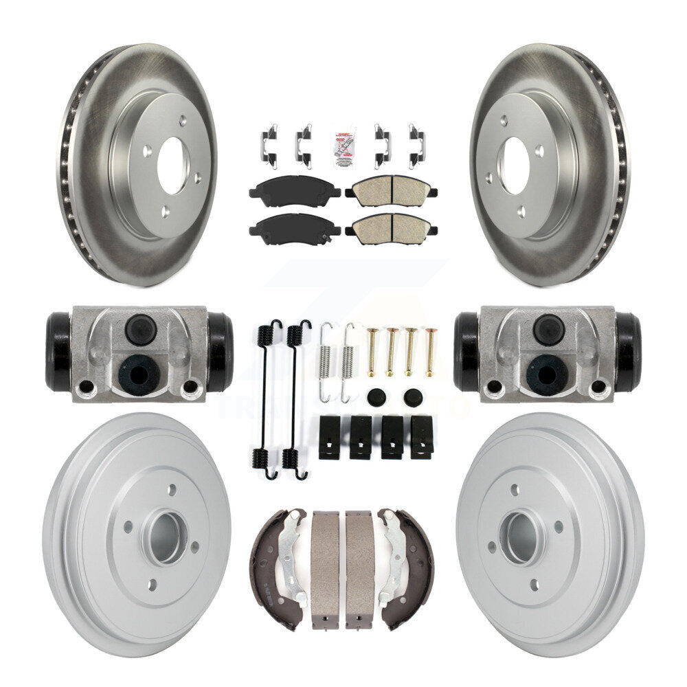 Transit Auto KGA-106337 Disc Brake Kit for 2012-2019 Nissan Micra, Nissan Versa, Nissan Versa Note - Front and Rear
