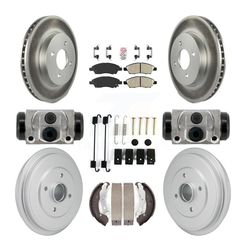 Transit Auto KGA-106337 Disc Brake Kit for 2012-2019 Nissan Micra, Nissan Versa, Nissan Versa Note - Front and Rear