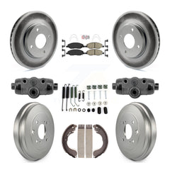 Transit Auto KGA-106338 Disc Brake Kit for 2008 Nissan Versa - Front and Rear