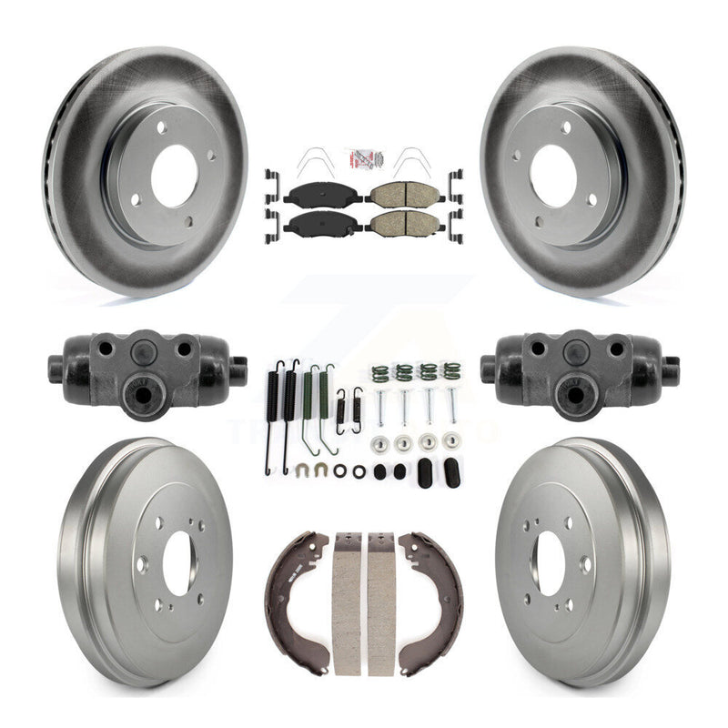 Transit Auto KGA-106338 Disc Brake Kit for 2008 Nissan Versa - Front and Rear