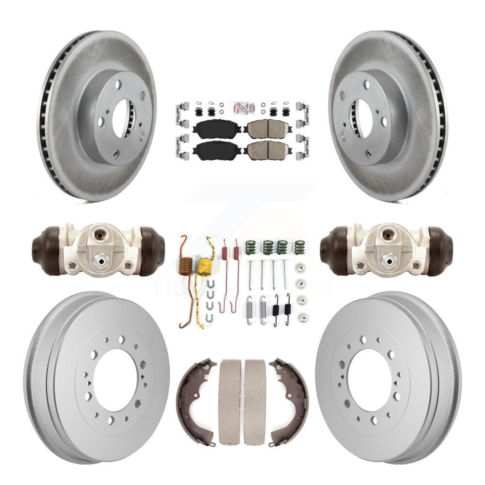 Transit Auto KGA-106341 Disc Brake Kit for 2015 Toyota Tacoma - Front and Rear