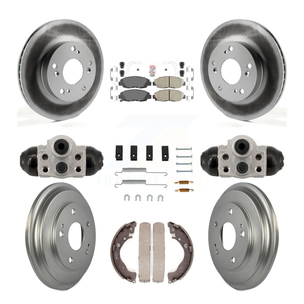 Transit Auto KGA-106343 Disc Brake Kit for 2012-2015 Honda Civic - Front and Rear