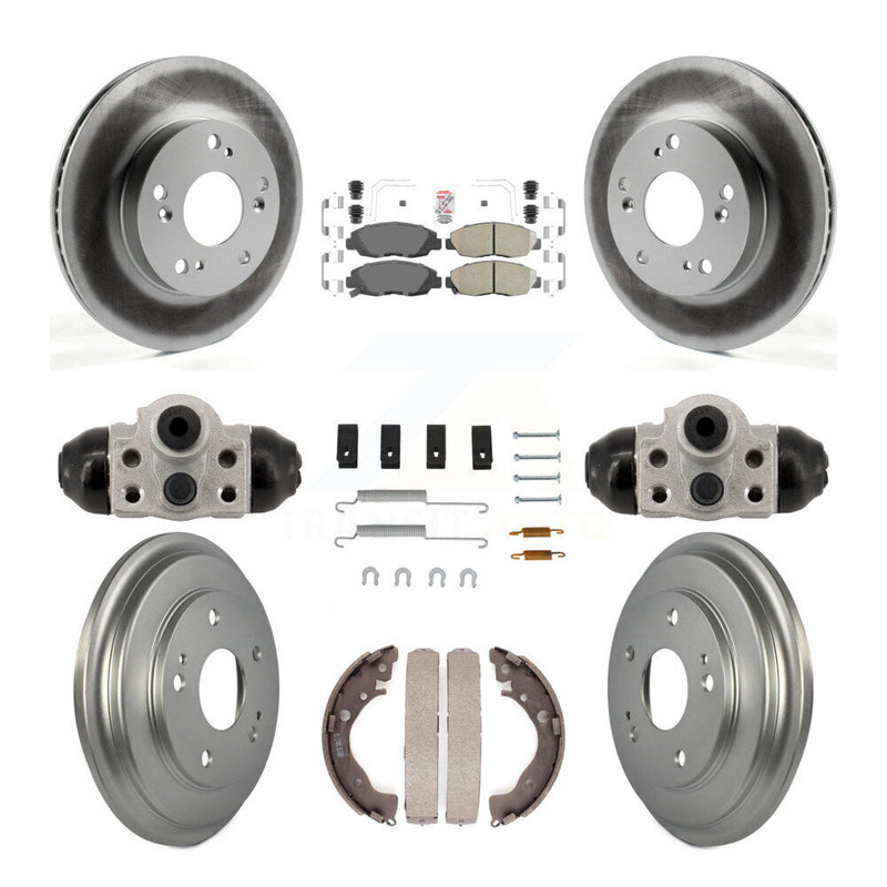 Transit Auto KGA-106343 Disc Brake Kit for 2012-2015 Honda Civic - Front and Rear
