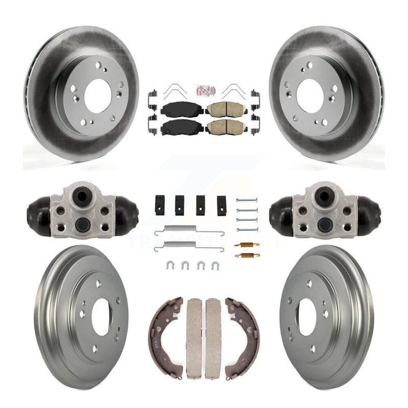 Transit Auto KGA-106344 Disc Brake Kit for 2012-2015 Honda Civic - Front and Rear