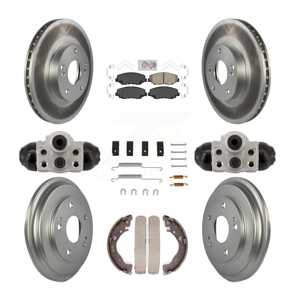 Transit Auto KGA-106345 Disc Brake Kit for 2013-2015 Honda Civic - Front and Rear