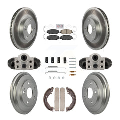 Transit Auto KGA-106345 Disc Brake Kit for 2013-2015 Honda Civic - Front and Rear