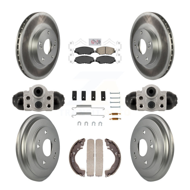 Transit Auto KGA-106345 Disc Brake Kit for 2013-2015 Honda Civic - Front and Rear