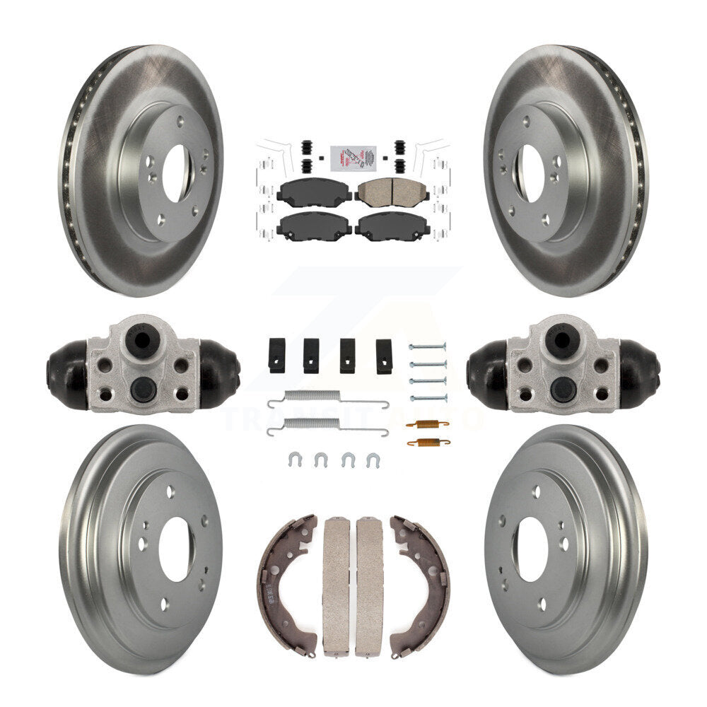 Transit Auto KGA-106346 Disc Brake Kit for 2013-2015 Honda Civic - Front and Rear