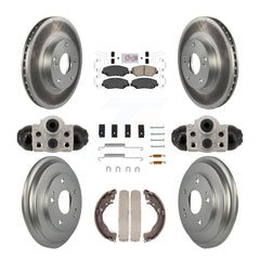 Transit Auto KGA-106346 Disc Brake Kit for 2013-2015 Honda Civic - Front and Rear