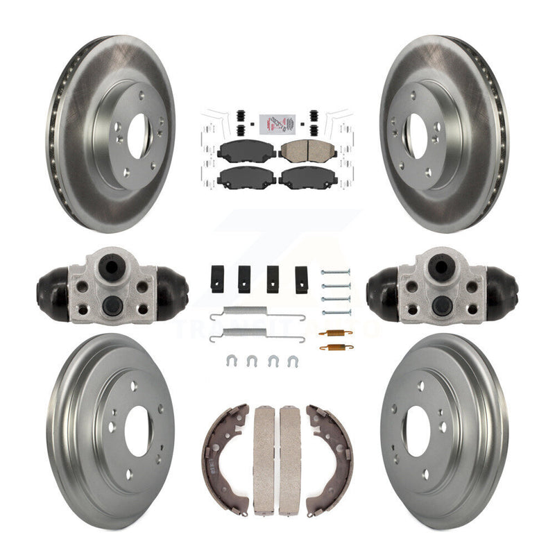 Transit Auto KGA-106346 Disc Brake Kit for 2013-2015 Honda Civic - Front and Rear