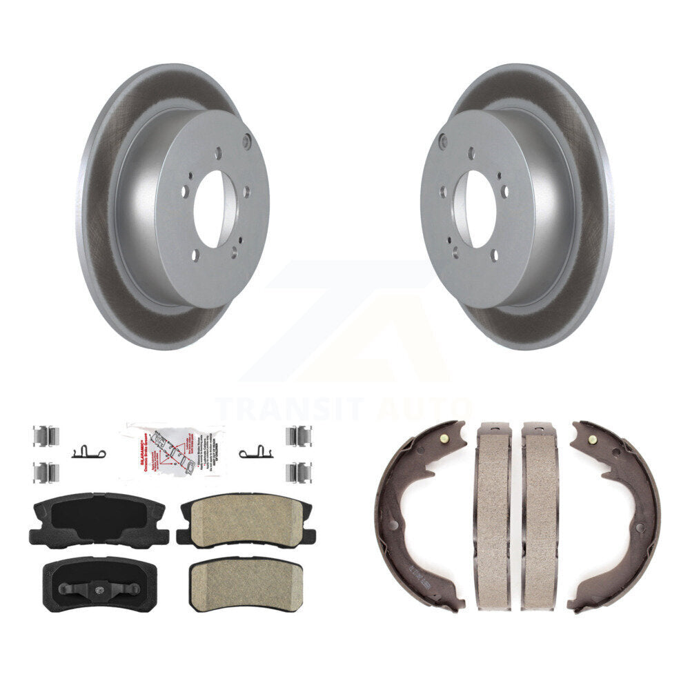 Transit Auto KGA-106374 Disc Brake Kit for 2008-2014 Mitsubishi Lancer, Mitsubishi Outlander - Rear