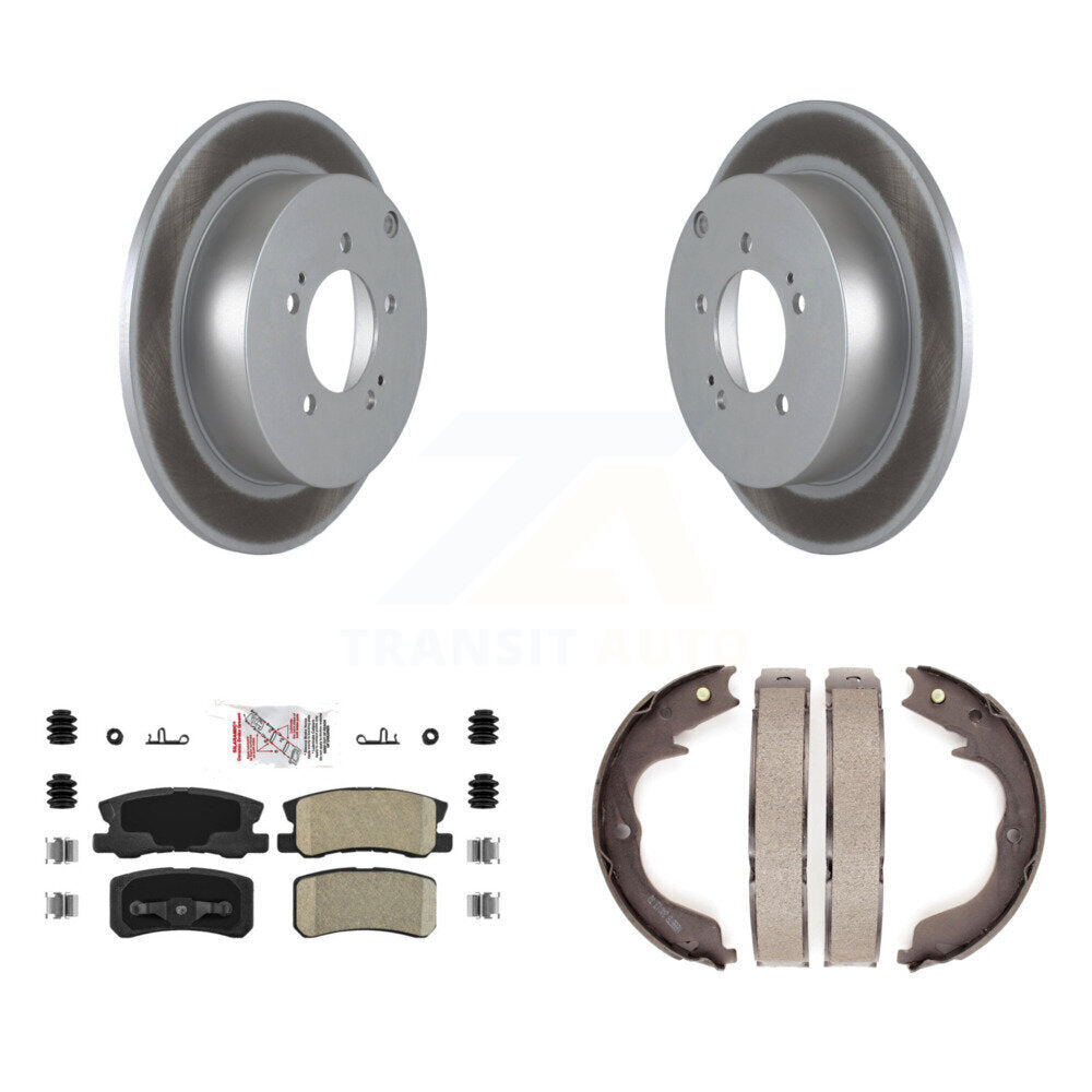 Transit Auto KGA-106375 Disc Brake Kit for 2008-2014 Mitsubishi Lancer, Mitsubishi Outlander - Rear