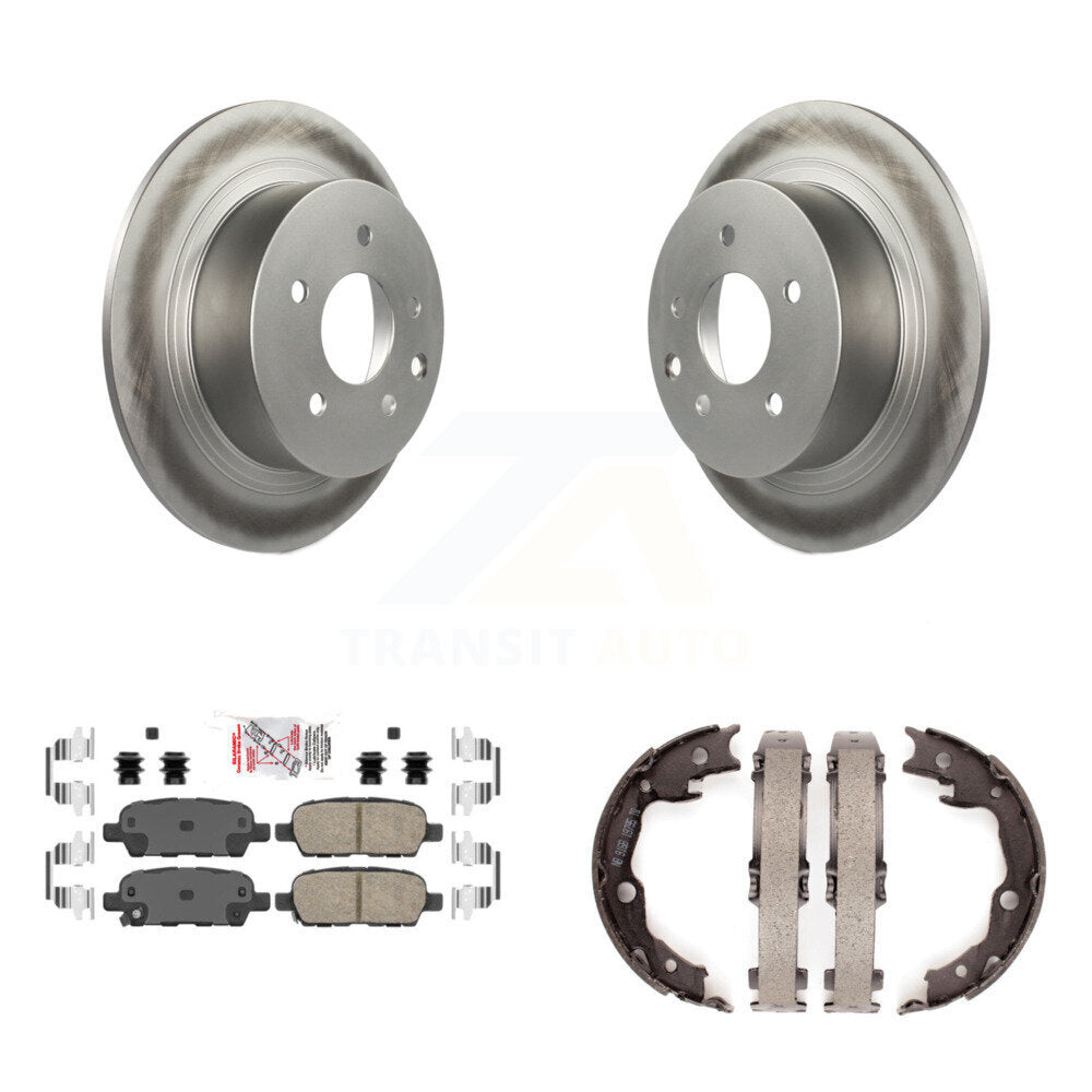Transit Auto KGA-106407 Disc Brake Kit for 2007-2012 Nissan Sentra - Rear