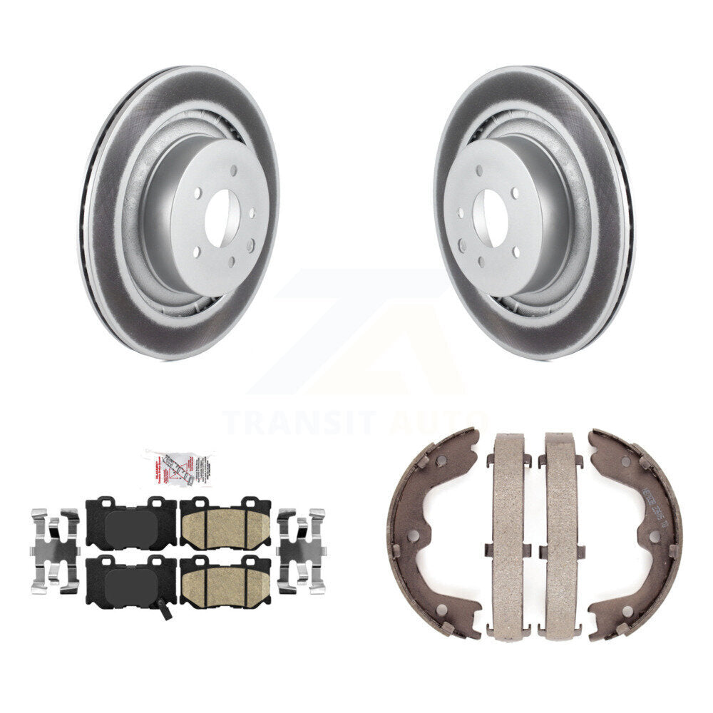 Transit Auto KGA-106410 Disc Brake Kit for 2009-2016 INFINITI Q60, INFINITI G37, Nissan 370Z - Rear