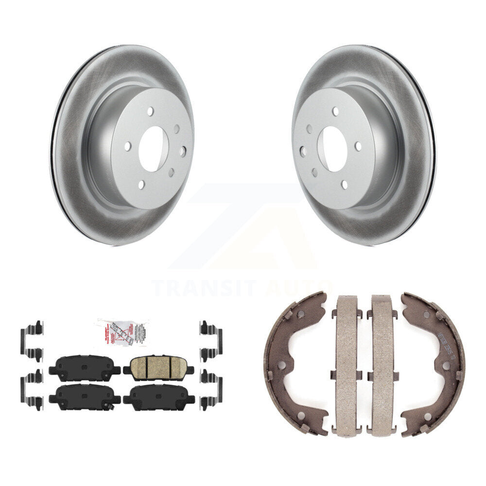 Transit Auto KGA-106411 Disc Brake Kit for 2005-2022 Nissan Maxima, INFINITI QX50 and More - Rear