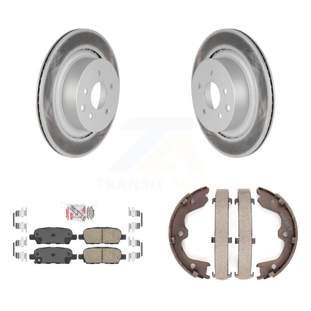 Transit Auto KGA-106413 Disc Brake Kit for 2007-2014 INFINITI Q60, INFINITI G37, INFINITI G35 - Rear