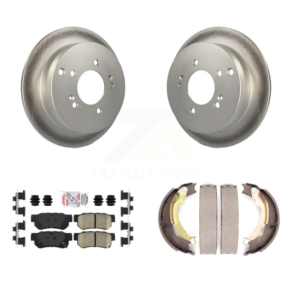 Transit Auto KGA-106513 Disc Brake Kit for 2001-2010 Hyundai Tucson, Kia Sportage, Hyundai Santa Fe - Rear