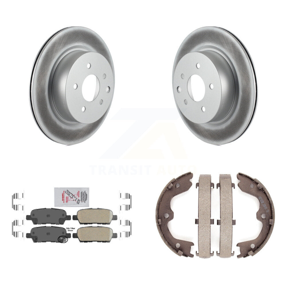 Transit Auto KGA-106543 Disc Brake Kit for 2005-2022 Nissan Maxima, INFINITI QX50 and More - Rear