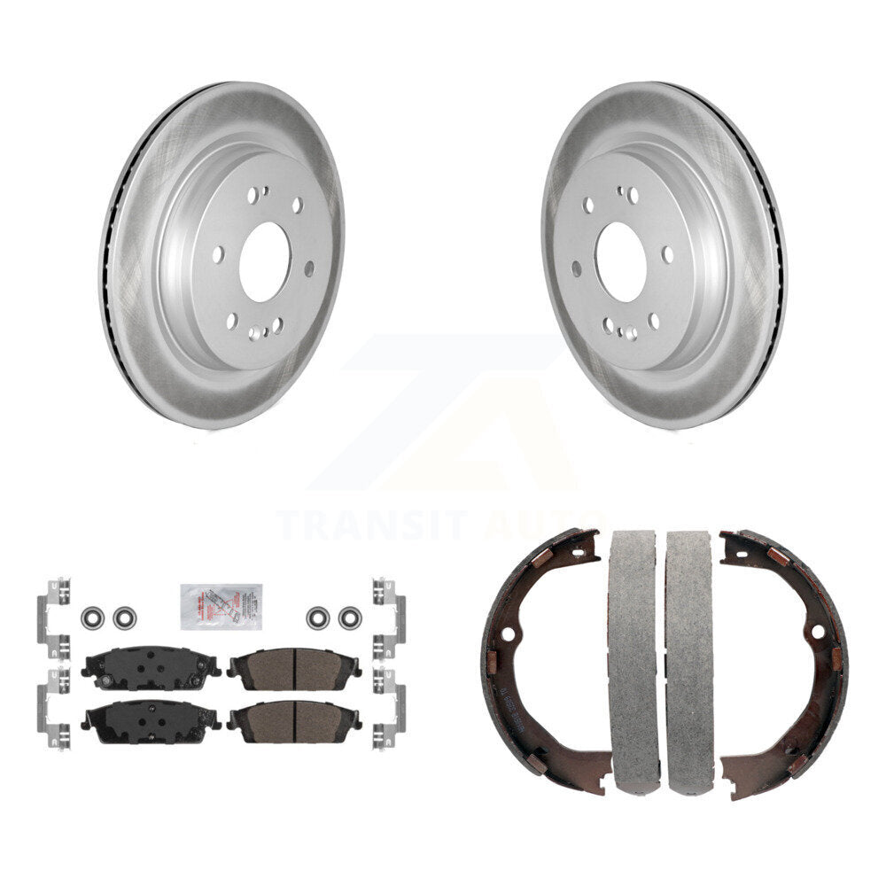 Transit Auto KGA-106567 Disc Brake Kit for 2019 Chevrolet Silverado 1500 LD, GMC Sierra 1500 Limited - Rear