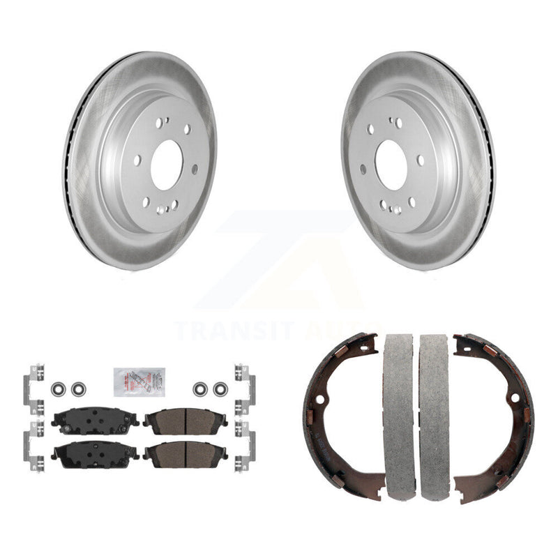 Transit Auto KGA-106567 Disc Brake Kit for 2019 Chevrolet Silverado 1500 LD, GMC Sierra 1500 Limited - Rear