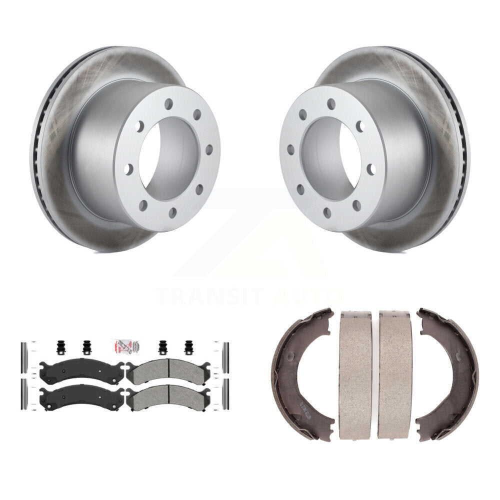 Transit Auto KGA-106581 Disc Brake Kit for 2001-2010 GMC Sierra 3500 HD, Chevrolet Silverado 3500 Classic and More - Rear
