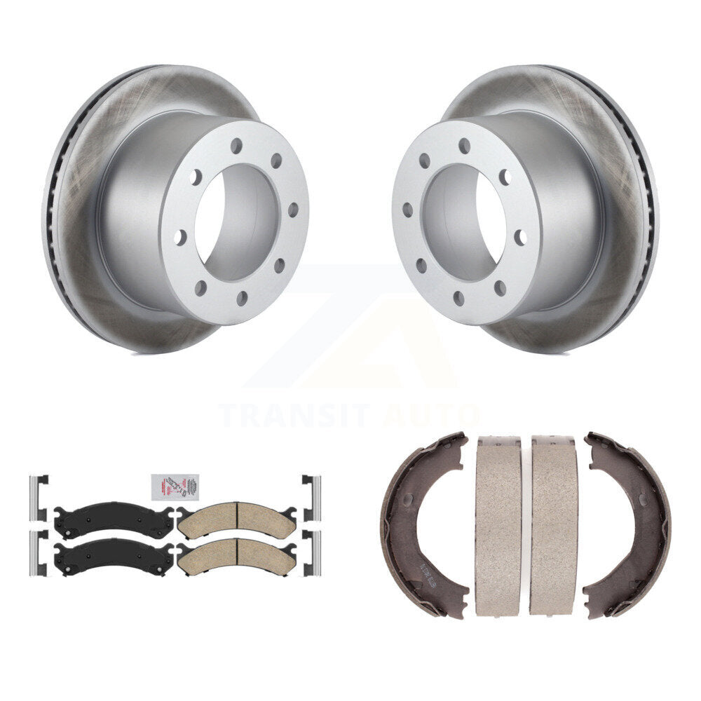 Transit Auto KGA-106582 Disc Brake Kit for 2001-2010 GMC Sierra 3500 HD, Chevrolet Silverado 3500 Classic and More - Rear