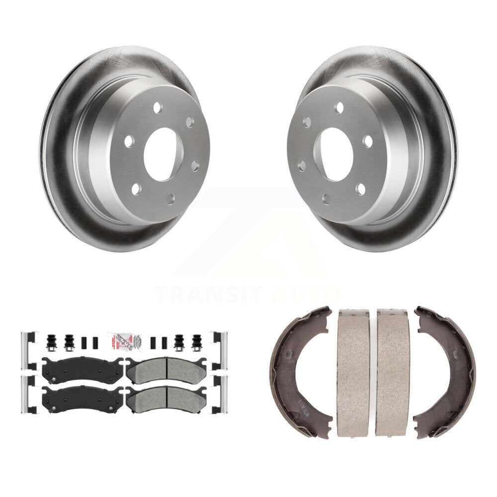 Transit Auto KGA-106593 Disc Brake Kit for 2003 Chevrolet Silverado 2500, Chevrolet Silverado 2500 HD, GMC Sierra 2500 - Rear