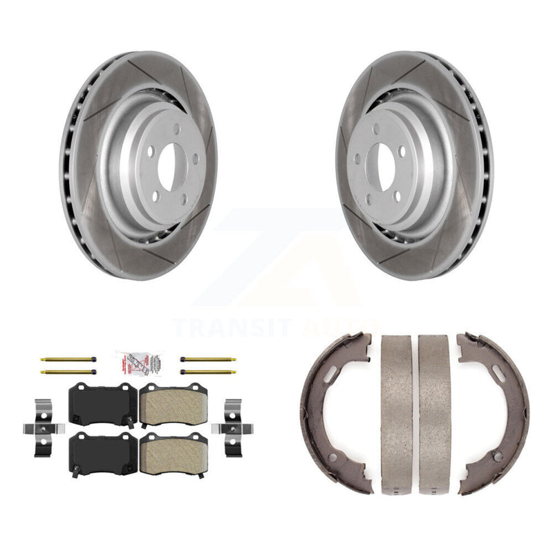 Transit Auto KGA-106603 Disc Brake Kit for 2005-2021 Dodge Challenger, Dodge Charger and More - Rear