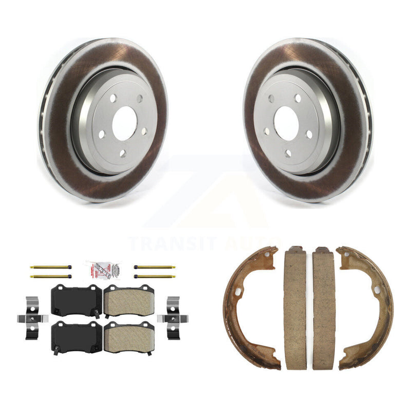 Transit Auto KGA-106630 Disc Brake Kit for 2012-2022 Dodge Durango, Jeep Grand Cherokee - Rear