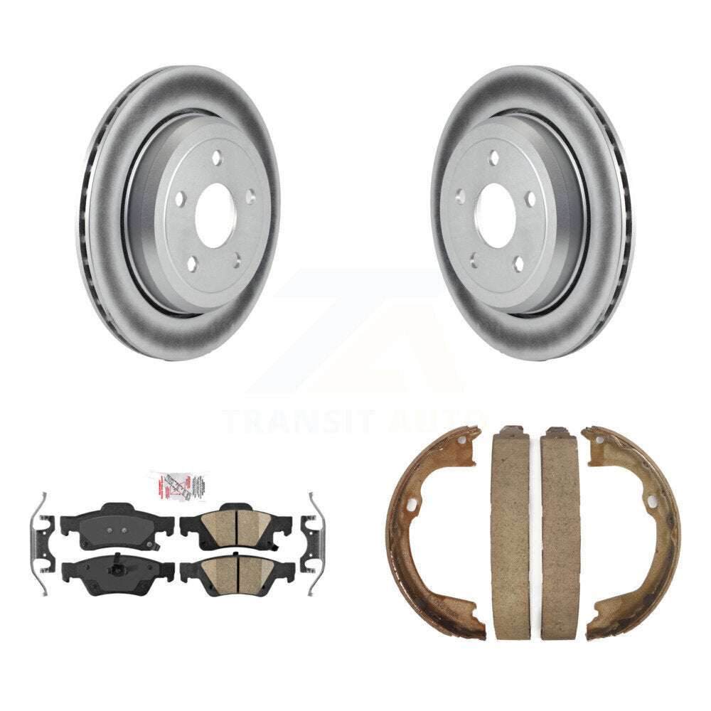 Transit Auto KGA-106633 Disc Brake Kit for 2011-2022 Jeep Grand Cherokee WK, Dodge Durango, Jeep Grand Cherokee - Rear