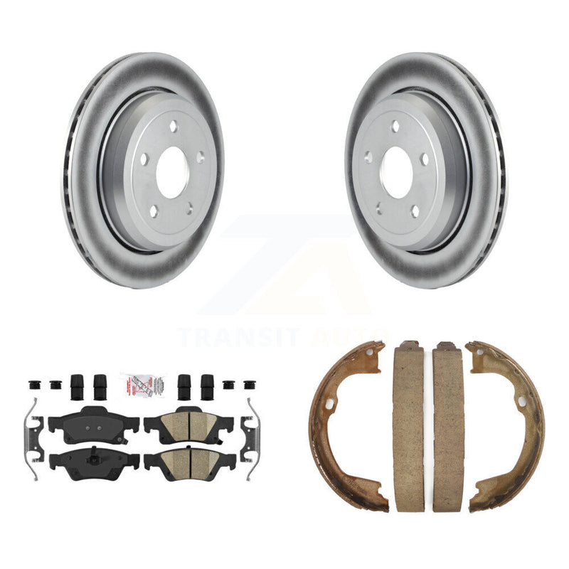 Transit Auto KGA-106635 Disc Brake Kit for 2011-2022 Jeep Grand Cherokee WK, Dodge Durango, Jeep Grand Cherokee - Rear