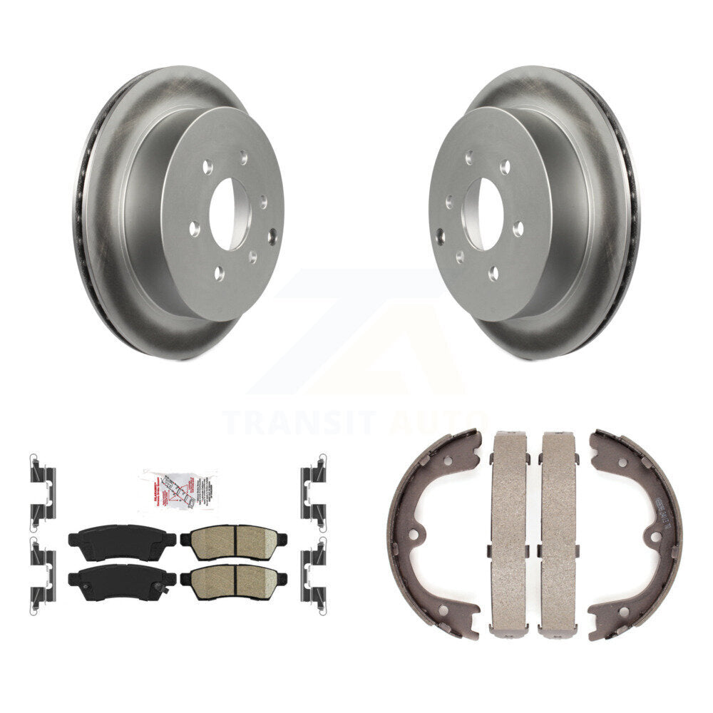 Transit Auto KGA-106667 Disc Brake Kit for 2005-2023 Nissan Xterra, Nissan Frontier - Rear