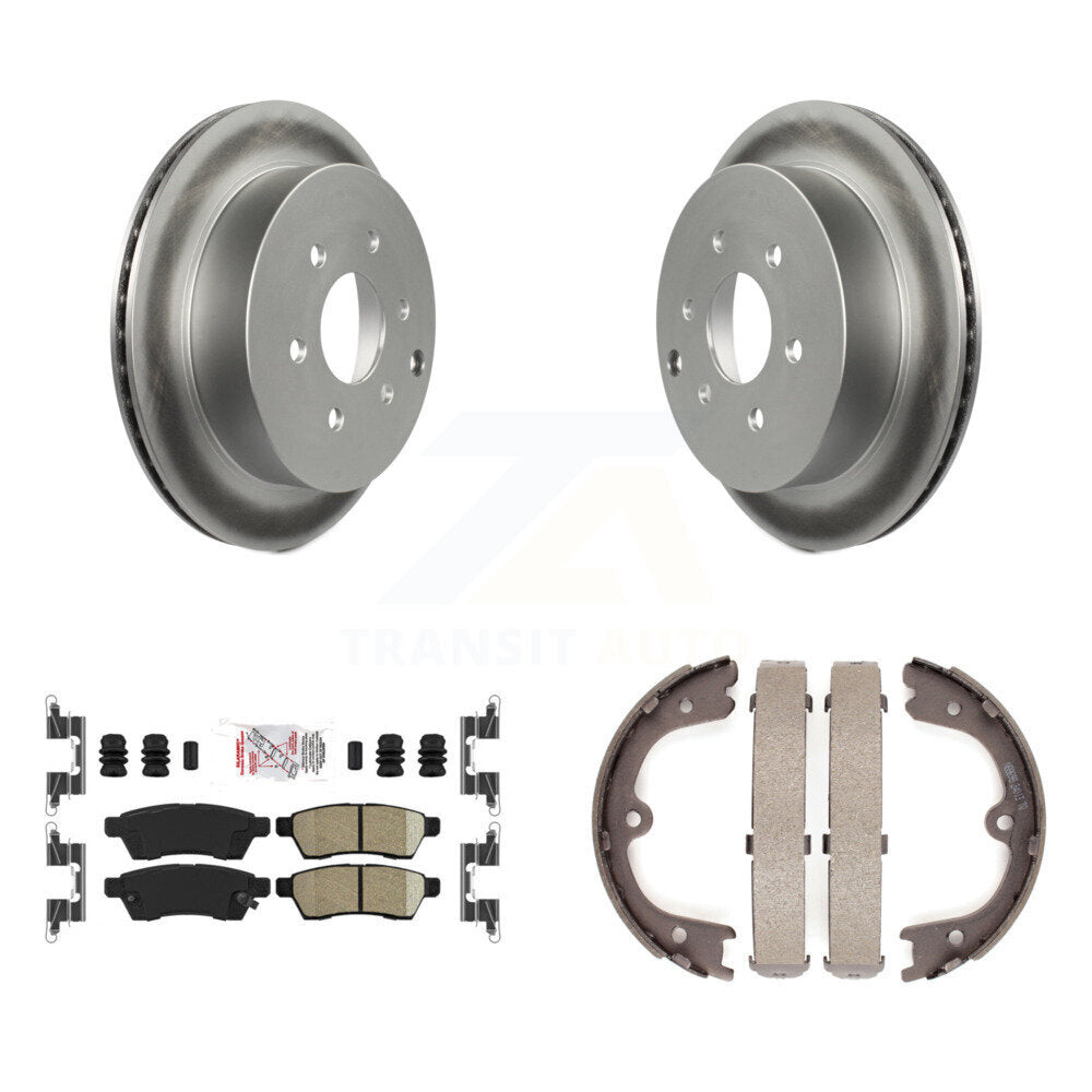 Transit Auto KGA-106668 Disc Brake Kit for 2005-2023 Nissan Xterra, Nissan Frontier - Rear