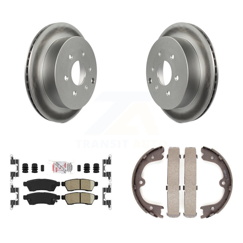 Transit Auto KGA-106668 Disc Brake Kit for 2005-2023 Nissan Xterra, Nissan Frontier - Rear