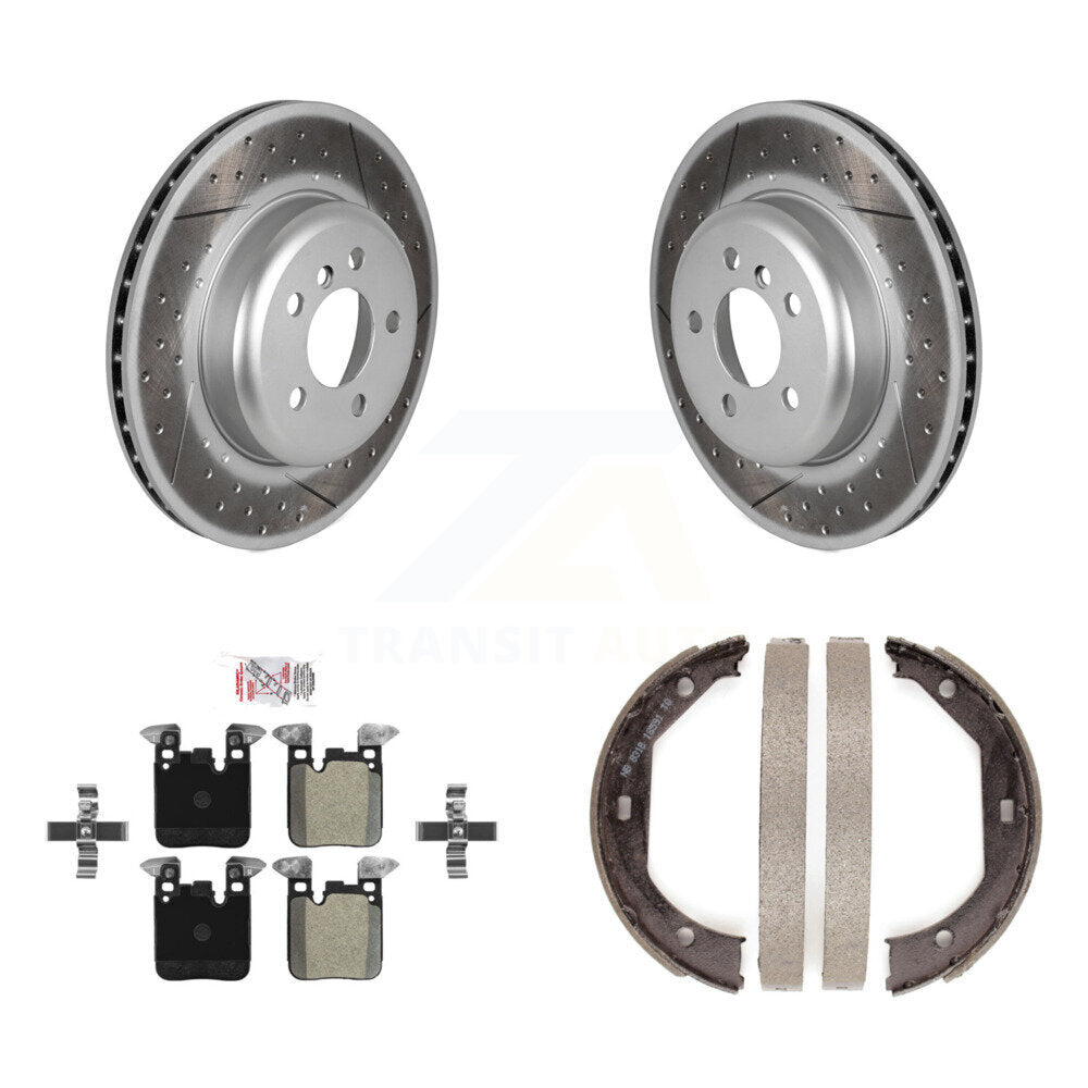 Transit Auto KGA-106710 Disc Brake Kit for 2013-2020 BMW 330i, BMW 330i GT xDrive and More - Rear