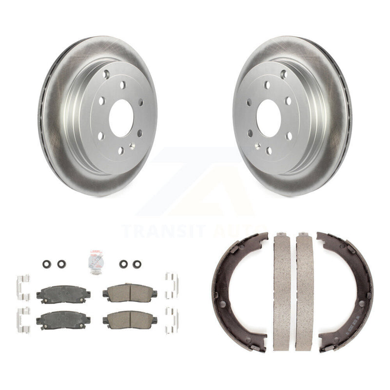 Transit Auto KGA-106756 Disc Brake Kit for 2007-2017 GMC Acadia Limited, Chevrolet Traverse and More - Rear
