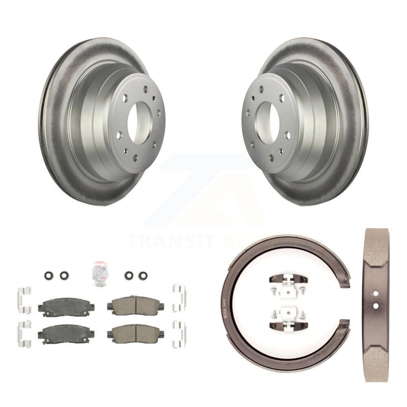 Transit Auto KGA-106758 Disc Brake Kit for 2002-2009 Saab 9-7x, Buick Rainier and More - Rear