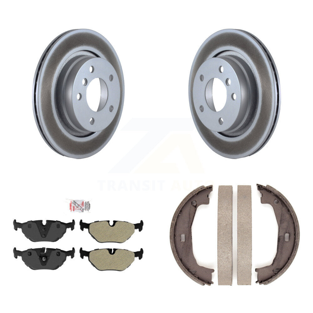 Transit Auto KGA-106781 Disc Brake Kit for 2000-2006 BMW 325Ci, BMW 325i and More - Rear