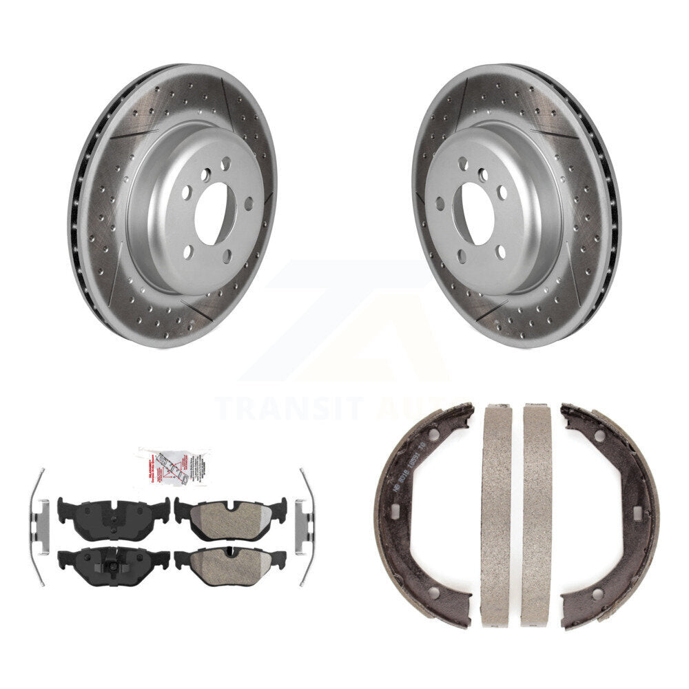Transit Auto KGA-106793 Disc Brake Kit for 2013 BMW 328i xDrive - Rear