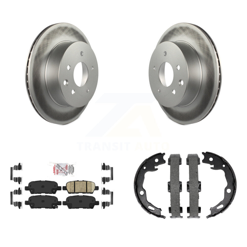 Transit Auto KGA-106847 Disc Brake Kit for 2014-2023 Nissan Rogue Sport, Nissan Rogue, Nissan Qashqai - Rear
