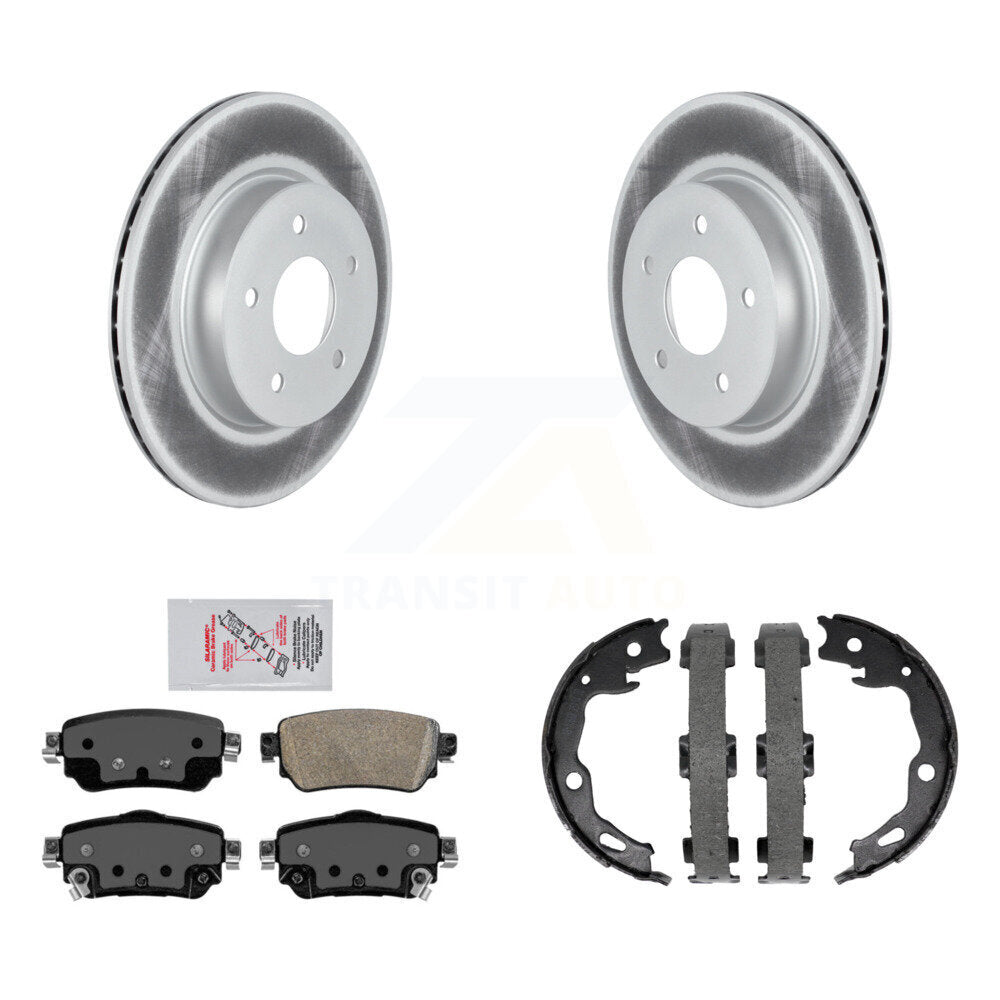 Transit Auto KGA-106849 Disc Brake Kit for 2018-2023 Nissan Rogue Sport, Nissan Qashqai, Nissan Rogue - Rear