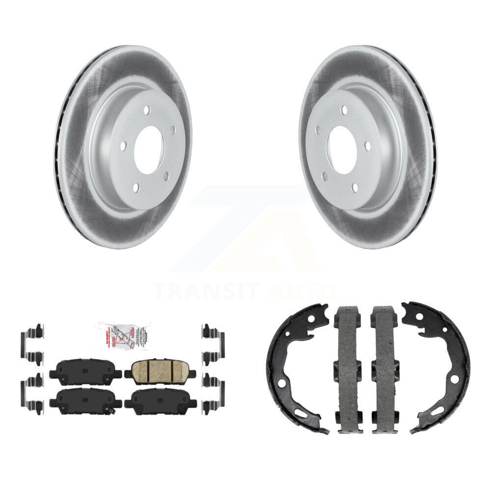 Transit Auto KGA-106850 Disc Brake Kit for 2017-2019 Nissan Rogue Sport, Nissan Qashqai - Rear